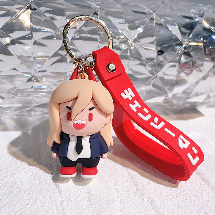 Wholesale Cartoon Doll PVC Keychain JDC-KC-Qiwei003