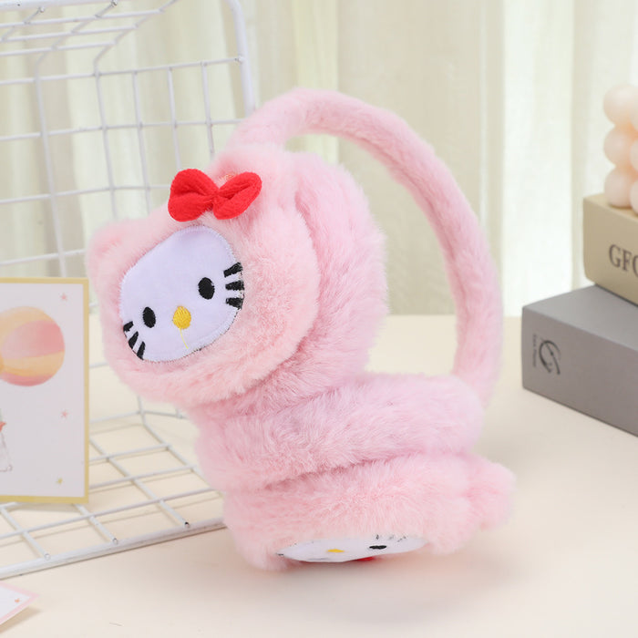 Wholesale Cute cartoon-themed warm and thick earmuffs and plush f