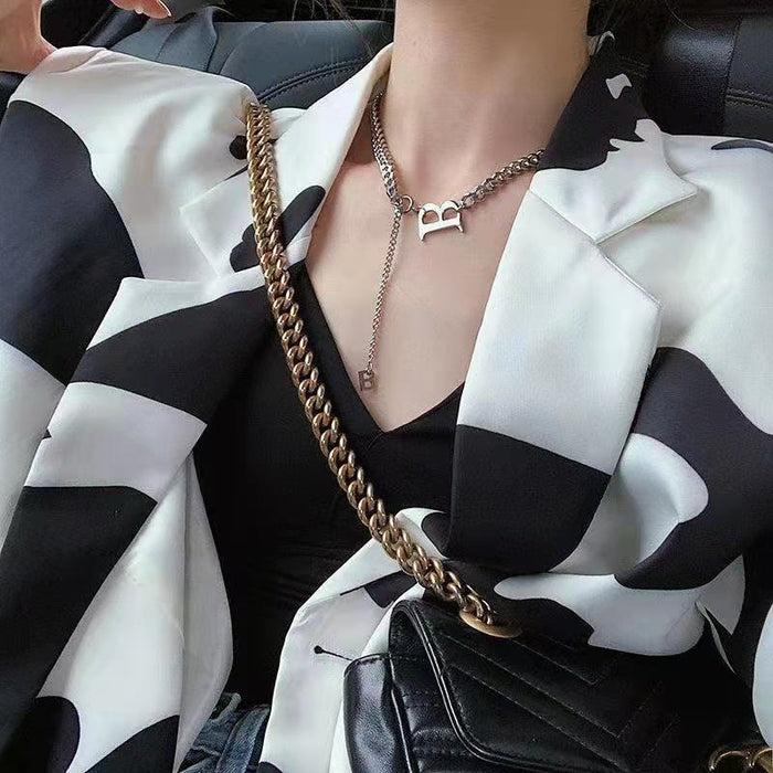 Wholesale The necklace will not fade, with a versatile personality and temperament