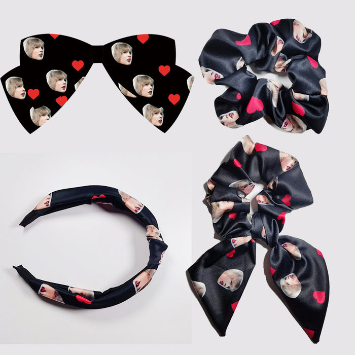 Wholesale Fabric Bow Large Intestine Hair Loop, Ribbon Scarf JDC-HD-WuXD001