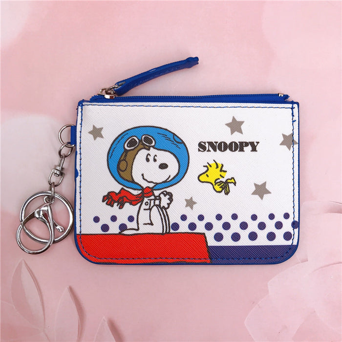 Wholesale Student Cartoon Leather Wallet with Keychain