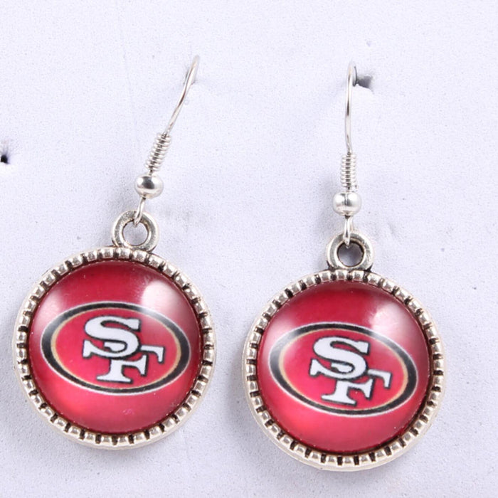 Wholesale Football Team Earrings Jewelry