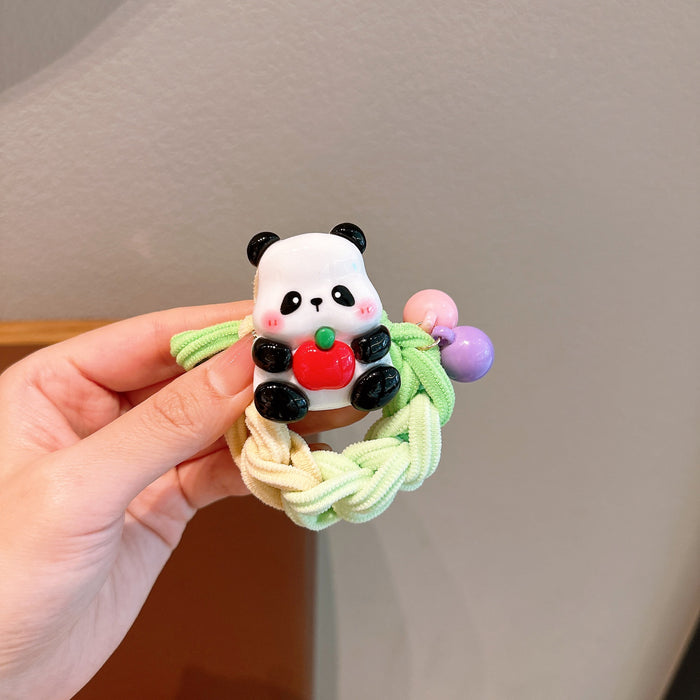 Wholesale Panda woven Hair Scrunchies