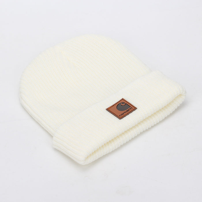 Wholesale Solid color warm woolen hat