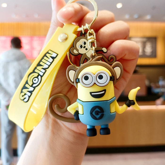 Wholesale Metal Keychain Cartoon Zodiac Design Student Gift Key Ring Accessory MOQ≥2