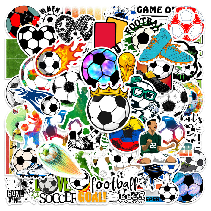 Wholesale 50 football graffiti waterproof stickers