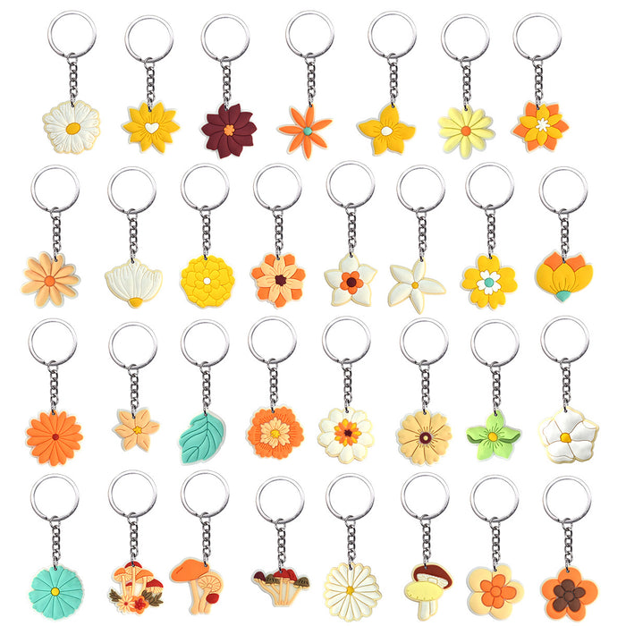 Wholesale  10 PCS key ring PVC soft glue pendant schoolbag pendant cartoon  jewelry  key chain