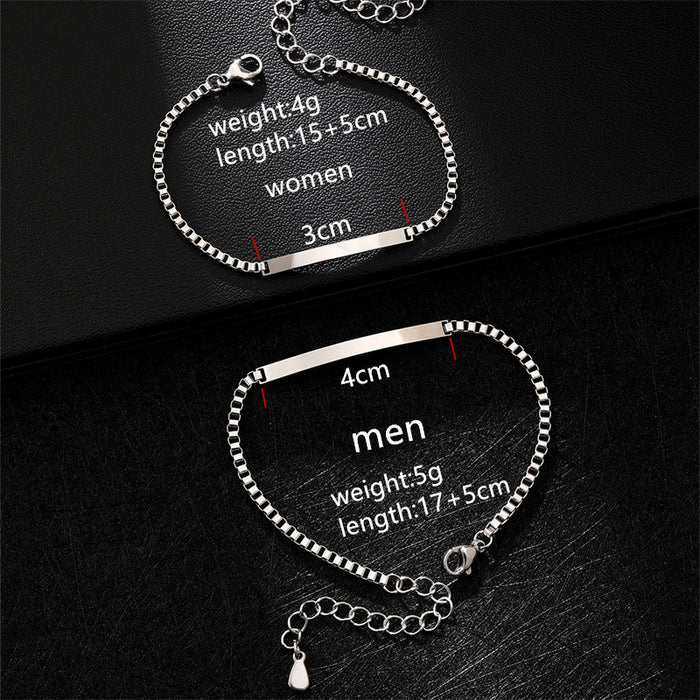 Wholesale Bracelet Titanium Steel Commemorative Gift