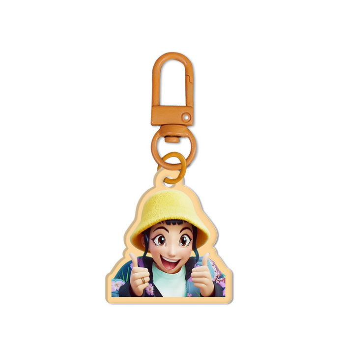 Wholesale 12pcs Custom Acrylic Cartoon Anime Double-Sided Keychain