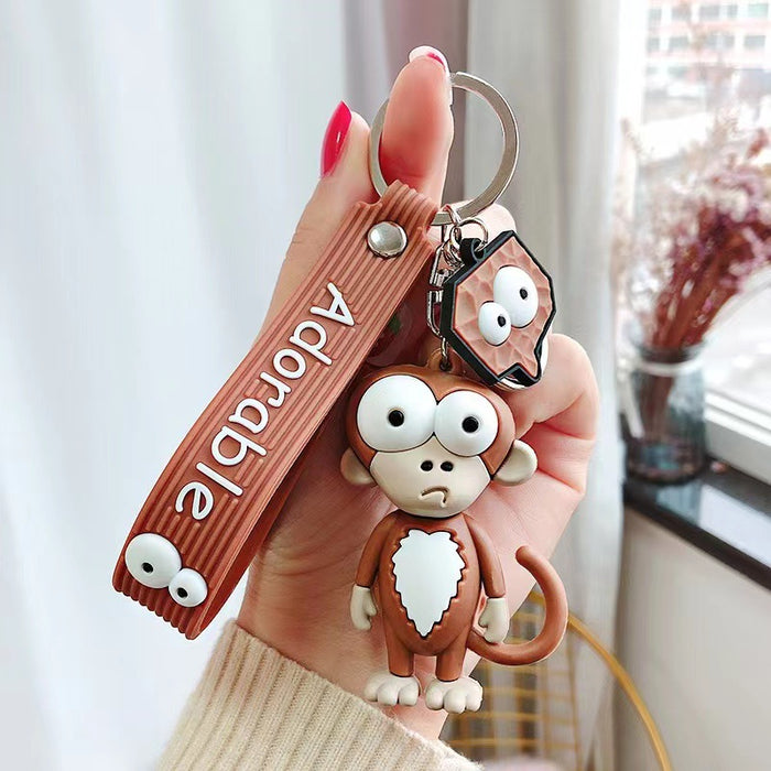 Wholesale Cute Eye-Popping Animal Keychain
