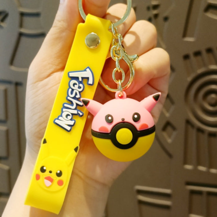 Wholesale Cute 3D Doll Silicone Keychain JDC-KC-MingT142