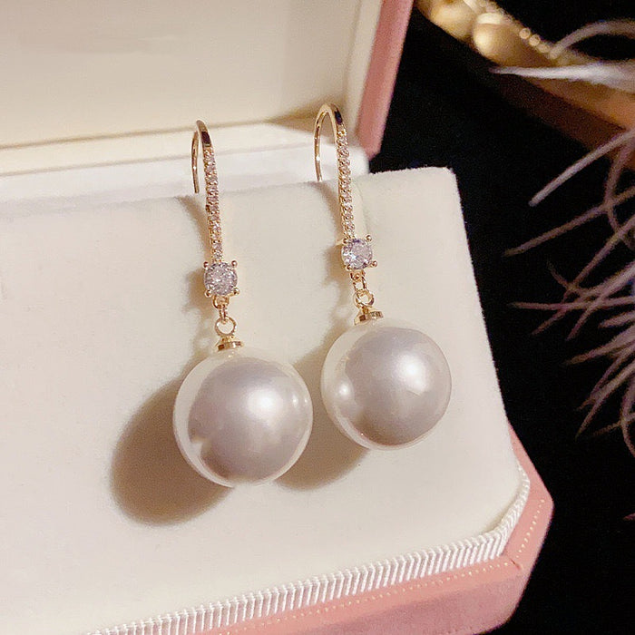 Wholesale S925 Silver Needle Red Bell Earrings Red Earrings Women Jewelry