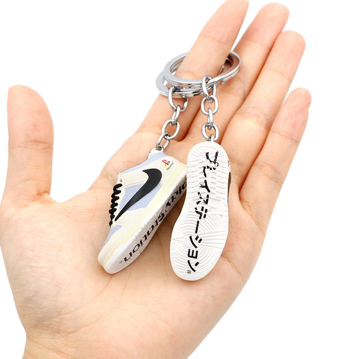 Wholesale PVC Basketball Shoe Model Keychain JDC-KC-QLPing015