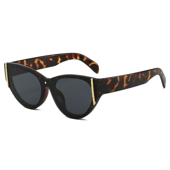Wholesale Retro cat eye sunglasses with a high-end feel, internet celebrity personality, UV resistant sunglasses