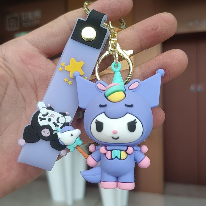 Wholesale PVC Cartoon Doll Keychain JDC-KC-KuangK021