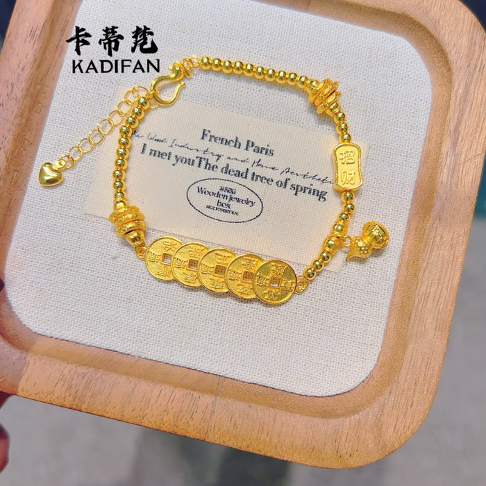 Wholesale Bead bracelet, trendy women's style, coin wrapping