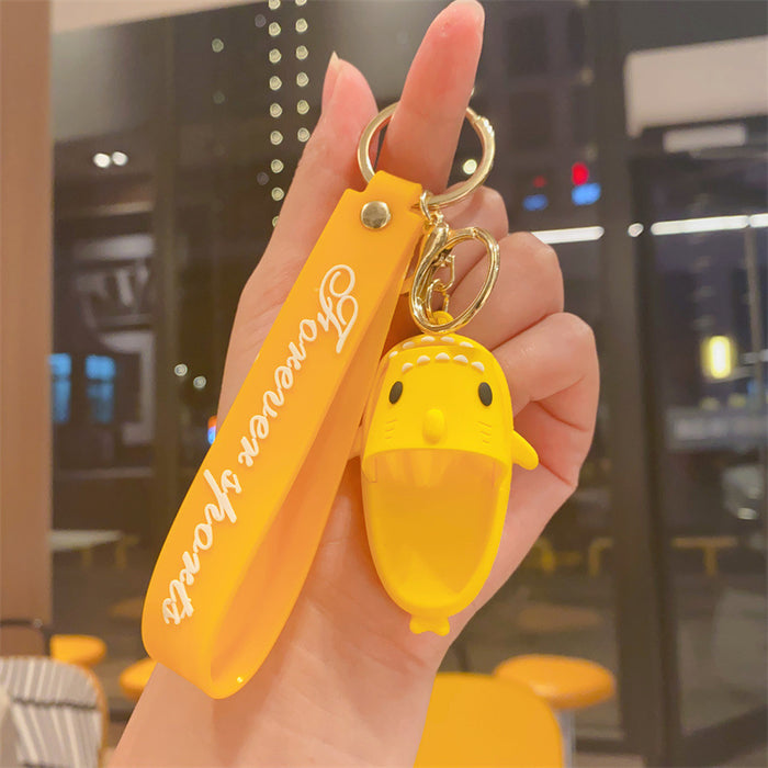 Wholesale Cute Shark Slipper Keychain