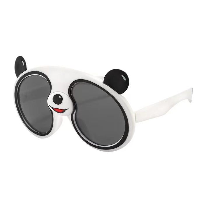 Wholesale Cartoon Panda Silicone Sunglasses Children's Outdoor Polarized Sunglasses Cute Glasses
