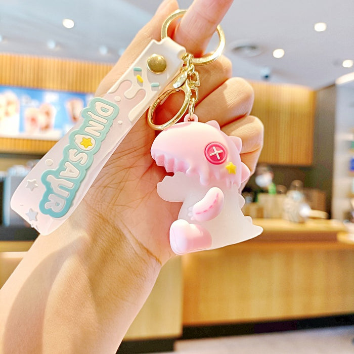 Wholesale Silicone Cartoon Doll Keychain JDC-KC-MingT199