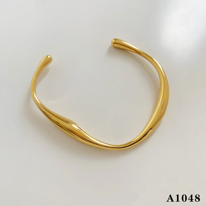 Wholesale Women S Stainless Steel Gold Love Bead Stacking Bracelet Set Tennis Chain Fashion Jewelry Accessory