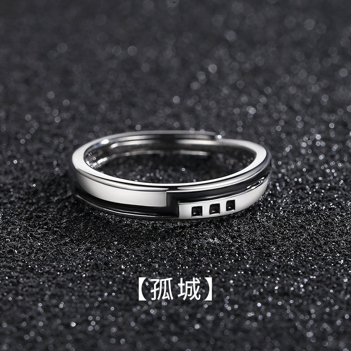 Wholesale Vintage Distressed Copper Men S Adjustable Stacking Rings Pixiu Möbius Design Everyday Fashion Accessory