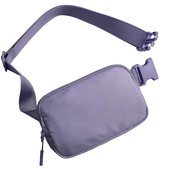 Wholesale Waist bag polyester waterproof chest bag outdoor sports running polyester waist bag men and women mobile phone waist bag