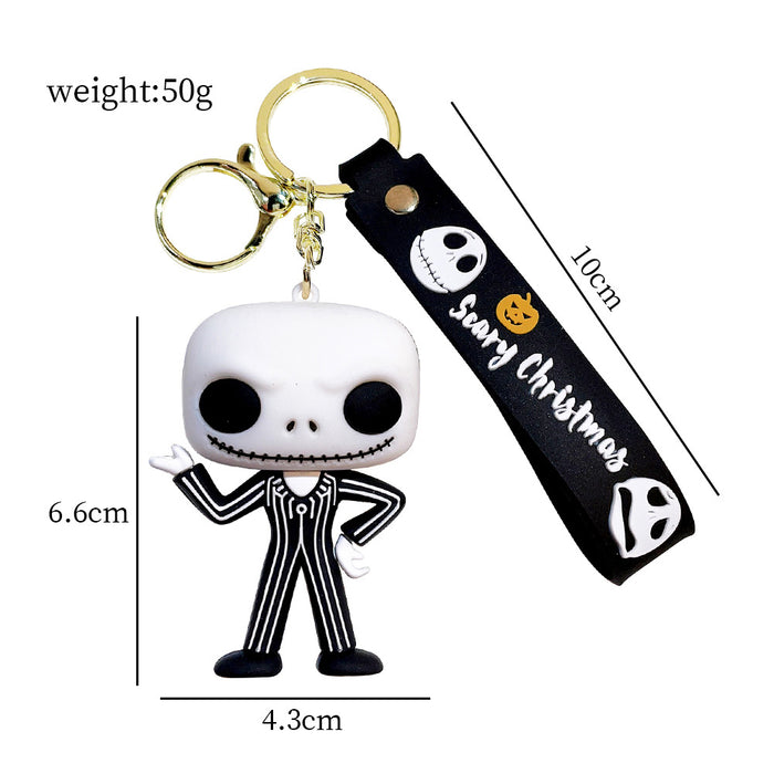 Wholesale  Pumpkin Skull Cartoon Doll Keychain Party Gift Pendant  Cute Keychain