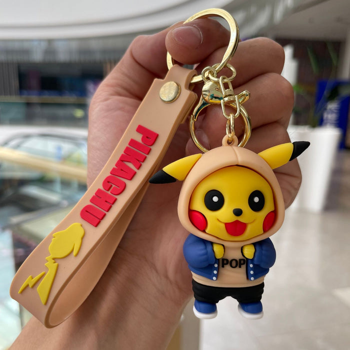 Wholesale Cartoon doll keychain, couple backpack pendant, cute doll, car keychain