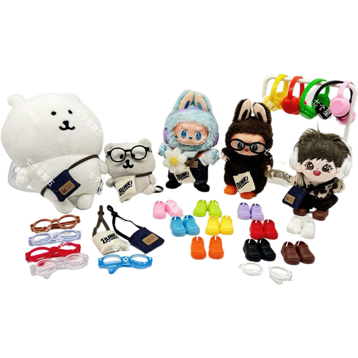 Wholesale Cotton Doll Dress-Up Cross-Body Bag Sports Shoes Headphones Glasses