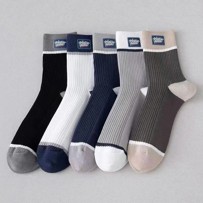 Wholesale Men's and women's mid length socks, sweat absorbing, trendy, breathable, basketball socks, sports long socks