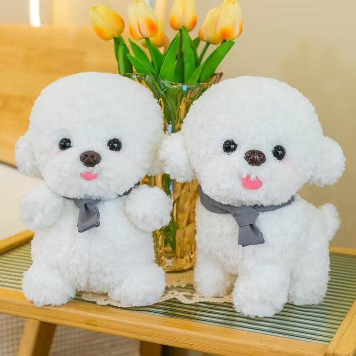 Wholesale Simulation White Bichon Frise Doll Cute JDC-DO-MW012