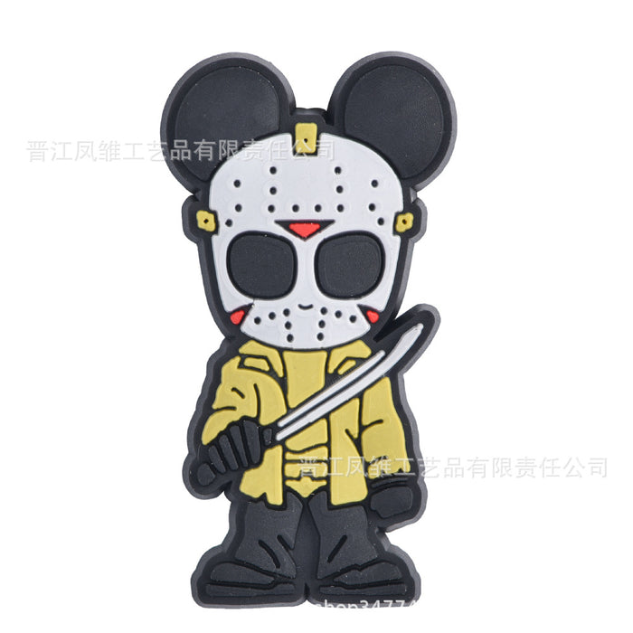 Wholesale 50pcs  Shoes Charms shoe buckle cartoon character decoration accessories