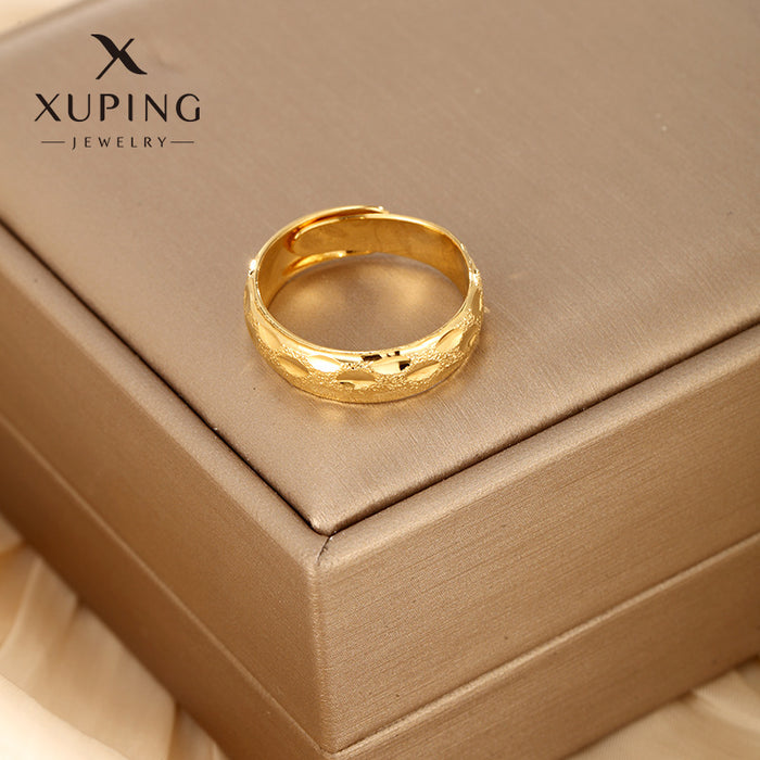 Wholesale Real Gold Plated Open Ring for Men JDC-RS-XP002