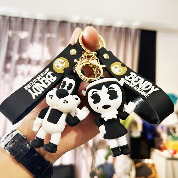 Wholesale Cartoon Dog Doll Silicone Keychain (F) JDC-KC-Chucheng001