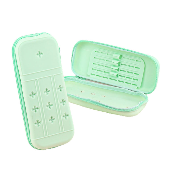 Wholesale Silicone Pencil Case DIY Hole Design Cute Stationery Organizer for Students MOQ≥10