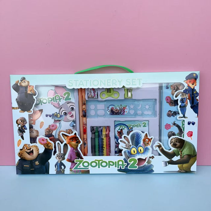 Wholesale 6 Piece Stationery Set Gift Box Kids School Supplies Boutique Resale Gift Back To School Party