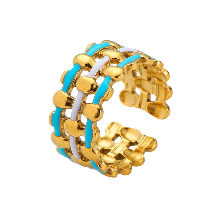 Wholesale Fashionable, luxurious, personalized, versatile and elegant stainless steel open ring bracelet