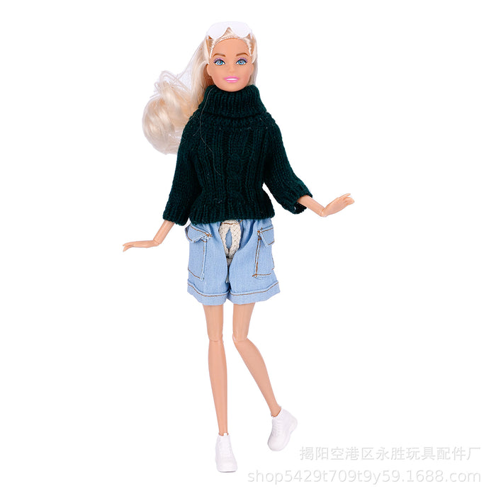 Wholesale Dress  sweater turtleneck wool sweater sweater doll clothes