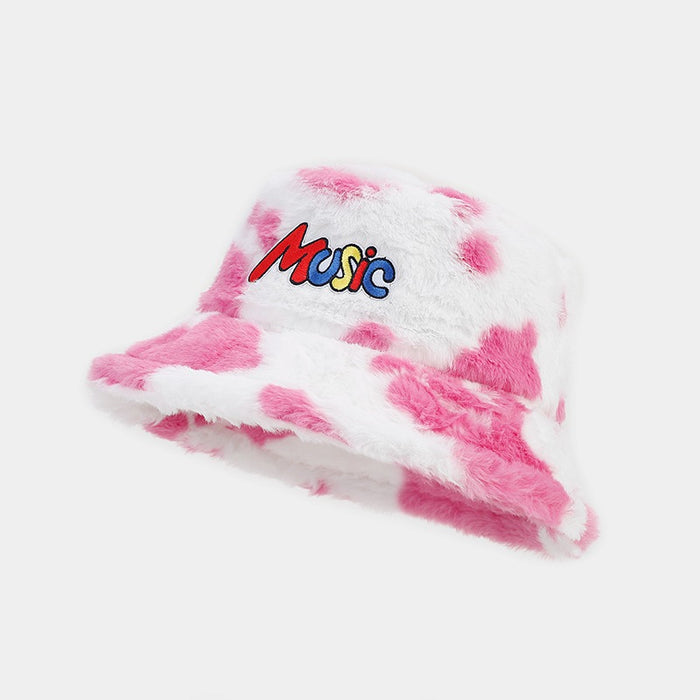 Wholesale Cow Pattern Letter Bucket Hat JDC-FH-LvY046