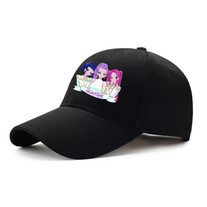 Wholesale Kpop style colorful baseball cap outdoor original design cotton polyester hat
