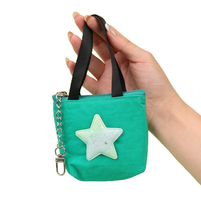Wholesale Five Pointed Star Tarpaulin Handbag Coin Purse Trendy Zipper Bag Charm