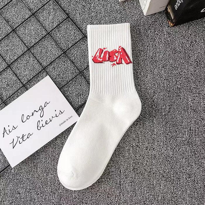 Wholesale Socks women' s sports socks cotton socks white stockings autumn and winter