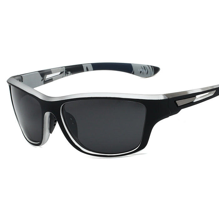 Wholesale Men's Polarized Colorful Film Dust-proof Cycling PC Sunglasses JDC-SG-HongR017