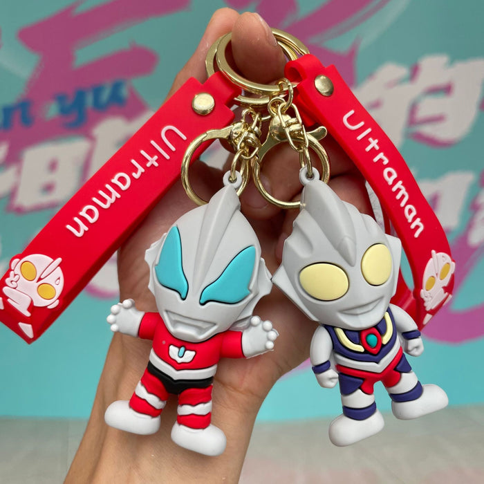 Wholesale Keychain, soft rubber figurine, couple's backpack pendant, hanging decoration, car keychain, small gift wholesale