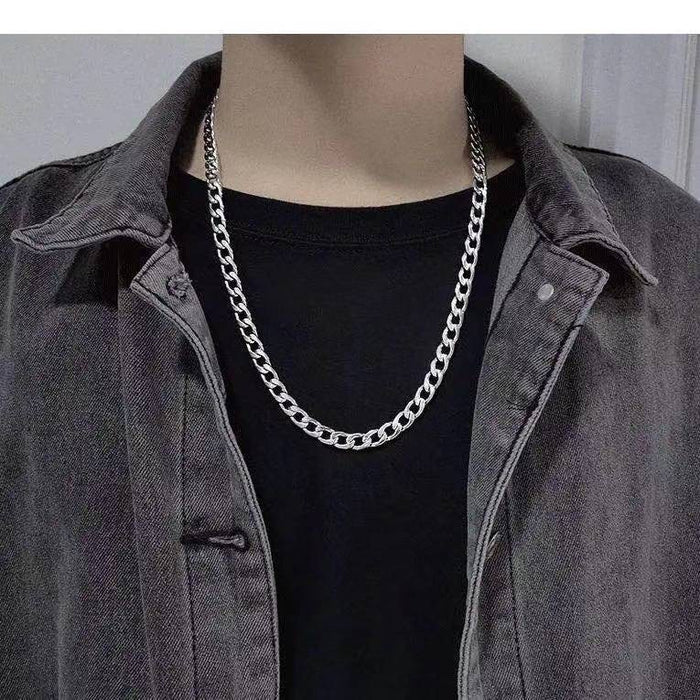 Wholesale Titanium Steel No-fading Cuban Chain Necklace JDC-NE-DanY003