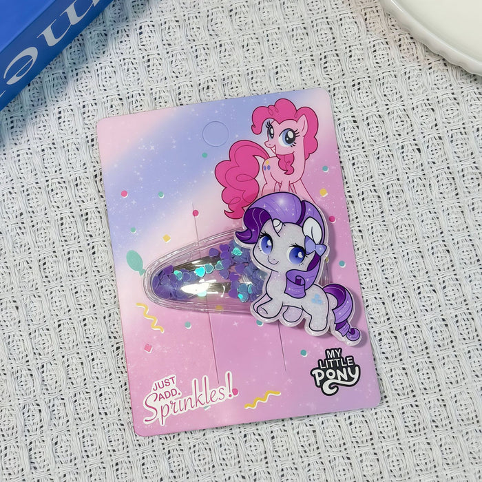 Wholesale Cute cartoon quicksand-style girl' s hair clips