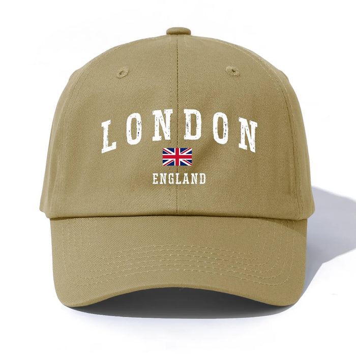 Wholesale Trendy London Flag Print Baseball Cap Adjustable Sun Protection Summer Hat