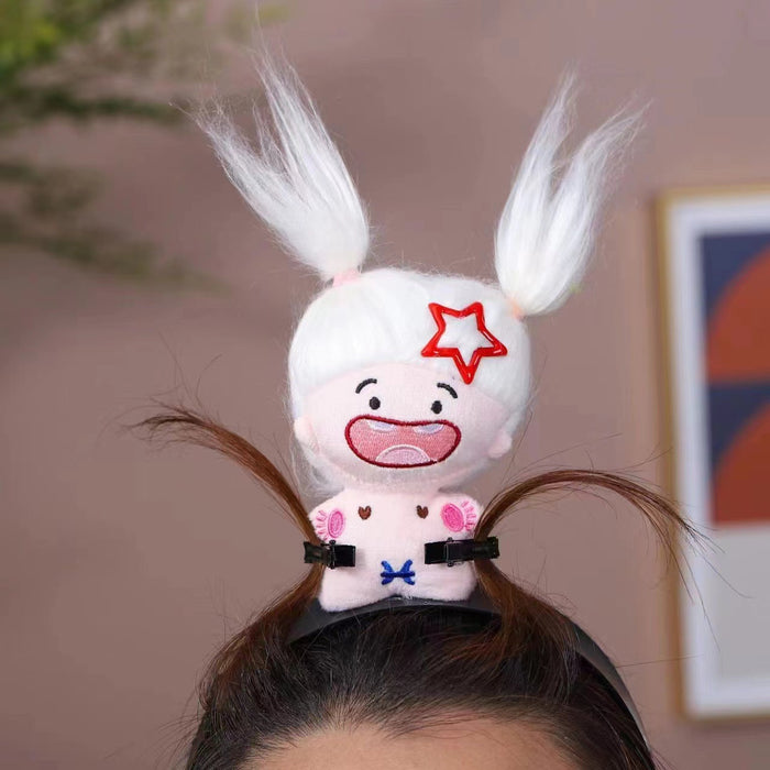 Wholesale Cartoon Plush Cotton Doll Headband JDC-HD-Hengz002