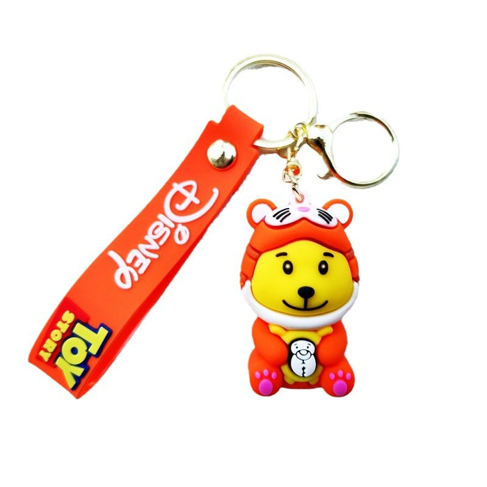 Wholesale PVC Cartoon Doll Keychain JDC-KC-ChuC059