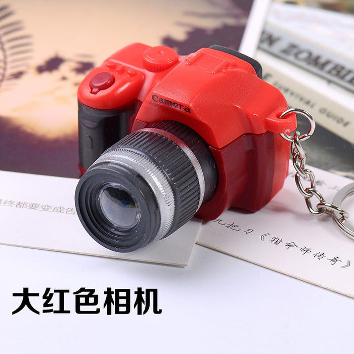 Wholesale LED Light Emitting Sound Simulation SLR Camera Keychain JDC-KC-ZJ001